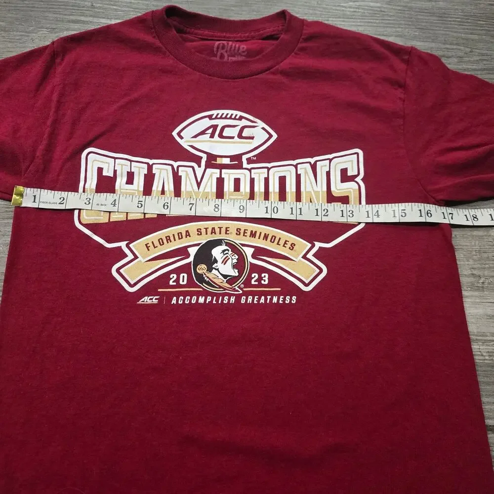 FSU Florida State Seminoles ACC Football National Champions Short Sleeved Shirt - Picture 5 of 7